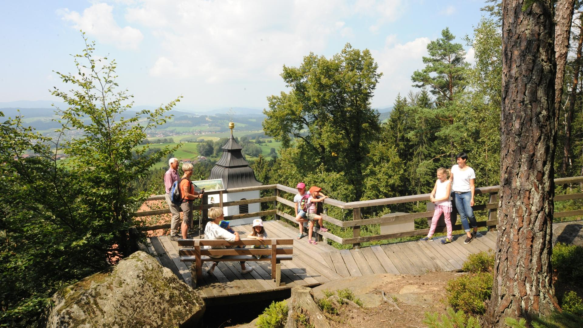Aussicht Frauenbrünnl Rinchnach
